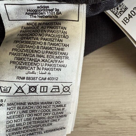 Adidas 3-Stripes Regular Fit Track Pants Black XL NWT IN PACKAGE - Picture 8 of 9